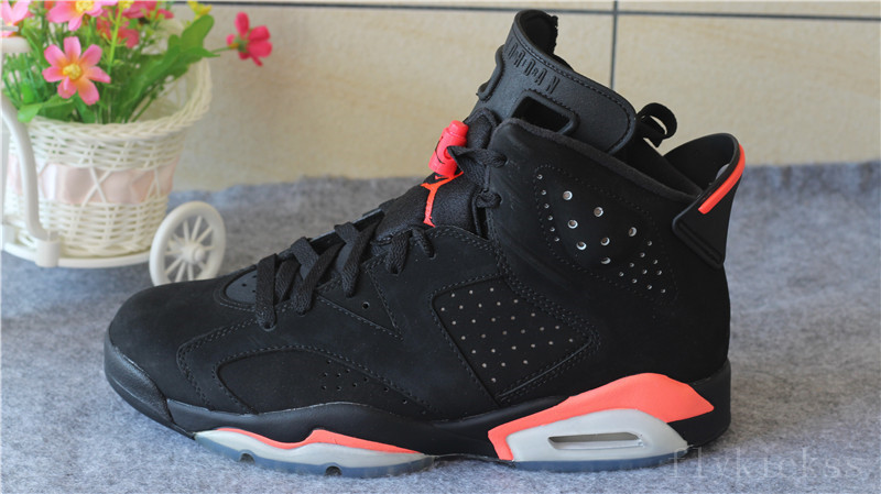 Authentic Air Jordan 6 Retro Black Infrared